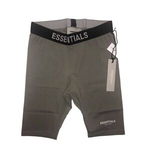 Essentials Fear of God Shorts Women's XS Charcoal Biker‎ NEW